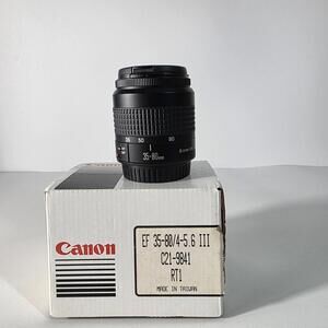 Canon EF 35-80mm f/4-5.6 III Lens W/Original Box